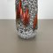 Zig Zag Lora Fat Lava Vase attributed to Scheurich, Germany, 1970s, Image 8