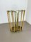 Hollywood Regency Brass and Bamboo Umbrella Stand, Austria, 1950s 2