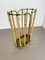 Hollywood Regency Brass and Bamboo Umbrella Stand, Austria, 1950s 5