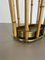 Hollywood Regency Brass and Bamboo Umbrella Stand, Austria, 1950s 6