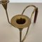 Sculptural Brass Candleholder Object attributed to Günter Kupetz for WMF, Germany, 1950s 7