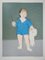 After Pablo Picasso, Child and Lamb, 1996, Color Lithograph 3