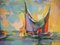 Marcel Mouly, Sails in the Setting Sun, Original Lithograph, 1960s 3