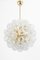 Sputnik Chandelier with Snow Glass Balls from Doria Leuchten, Germany, 1970s 4