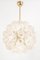 Sputnik Chandelier with Snow Glass Balls from Doria Leuchten, Germany, 1970s 11