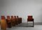 Torcello Chairs in Leather and Wood attributed to Afra & Tobia Scarpa for Stildomus, 1976, Set of 6 2