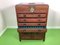 Asian Tropical Wood Cutlery or Storage Cabinet 5