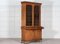 Tall English Glazed Oak Bookcase Cabinet, 1890s 6
