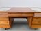 Writing Desk by Silvio Cavatorta in Walnut, Italy, 1950s, Image 7