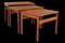 Teak Satztische, 3er Set 1