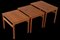 Tables Gigognes en Teck, Set de 3 3