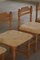 Danish Modern Chairs in Douglas Pine and Lambswool 1970s, 1960s, Set of 6, Image 16