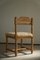 Danish Modern Chairs in Douglas Pine and Lambswool 1970s, 1960s, Set of 6, Image 15