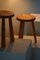 Swedish Pine Tripod Stools, 1960s, Set of 2, Image 13