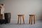 Swedish Pine Tripod Stools, 1960s, Set of 2 2