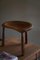 Danish Oak Tripod Stool, 1950s 11