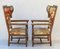 French Provincial Wingback Armchairs, Set of 2 9