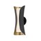 Lámparas de pared Mattene en negro mate y hoja de golf de BDV Paris Design Furnitures. Juego de 2, Imagen 1