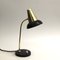Lámpara de mesa ajustable Mid-Century de latón atribuida a Jacques Biny para Luminalité, años 50, Imagen 1