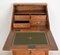 Small Directoire Style Scriban Desk Cabinet in Walnut, Early 20th Century 21