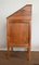 Small Directoire Style Scriban Desk Cabinet in Walnut, Early 20th Century 14