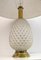 Mid-Century Modern Pineapple Table Lamp in Murano Glass & Brass, Italy, 1970, Image 4