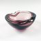 Sommerso Murano Glass Ashtray or Bowl attributed to Flavio Poli, Italy, 1960s 3