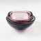 Sommerso Murano Glass Ashtray or Bowl attributed to Flavio Poli, Italy, 1960s 5