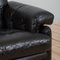 Coronado Sofa in Black Leather by Tobia Scarpa for C&B Italia, 1960s 15