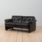 Coronado Sofa aus schwarzem Leder von Tobia Scarpa für C&B Italia, 1960er 4