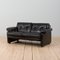 Coronado Sofa in Black Leather by Tobia Scarpa for C&B Italia, 1960s, Image 4