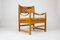 Vintage Danish Leather Safari Chair 17