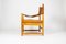 Vintage Danish Leather Safari Chair 2