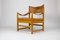 Vintage Danish Leather Safari Chair, Image 8