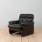 Coronado Lounge Armchair in Black Leather by Tobia Scarpa for C&B Italia, 1960s 2