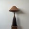 Mid-Century Ceramic and Brass Table Lamp, 1970s, Image 4