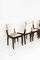 Art Deco Piano Lacquer and Velvet Dining Chairs in the style of Michel Dufet, 1930s, Set of 6 3