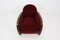 Art Deco Red Velvet Easy Chair, Image 15