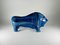 Italienischer Rimini Blu Stier aus Keramik von Aldo Londi für Bitossi, 1950er 3