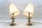 Table Lamps with Shades from Bakalowits & Söhne, Vienna, 1950s, Set of 2 2