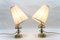Table Lamps with Shades from Bakalowits & Söhne, Vienna, 1950s, Set of 2 3