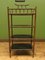 Japanese Meiji Period Bamboo Lacquered Tiered Stand Etagere, 1890s 7