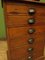 Antique Pine Filing Drawers with Cup Handles by H.G Webb 5
