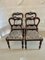 Antique William IV Carved Rosewood Dining Chairs, 1835, Set of 4, Image 1