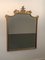 Golden Back Mirror with Parallel Lines, 1950s 3