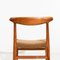 W2 Dining Chairs by Hans J. Wegner for C.M Madsens, 1950s, Set of 6 11