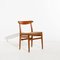 W2 Dining Chairs by Hans J. Wegner for C.M Madsens, 1950s, Set of 6, Image 5