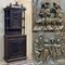2 Part Jam Cupboard in Carved Chestnut, Brittany, Early 20th Century 2