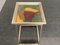 Lacquer with Thread Polychrome Metal Table, 1960s, Image 5