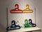 Pop Art Multi Colors Coat Hangers, 1970s, Set of 6, Image 1